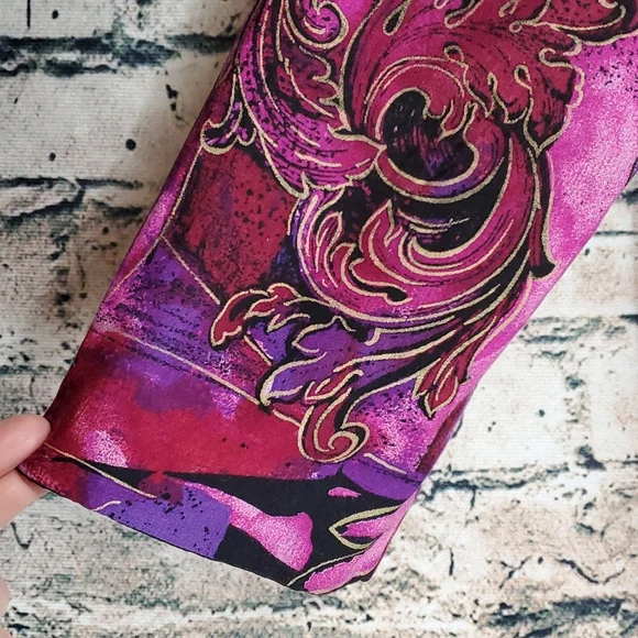 Vintage | Kensington Square 80s Pink and Purple Blazer Jacket - Picture 5 of 9